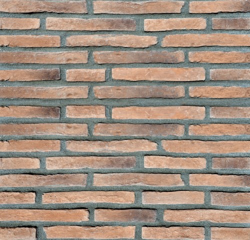 THIN LINE BRICK STAINED BROWN